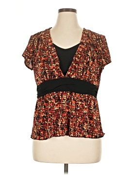 Christopher & Banks Short Sleeve Blouse