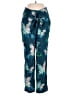 Rebecca Taylor Floral Blue Silk Pants Size 0 - photo 1