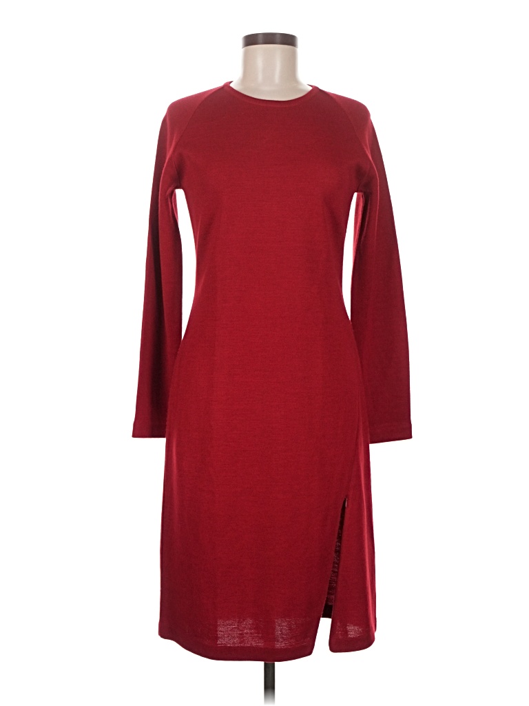 Pre-owned Maggy London Casual Dress In Burgundy