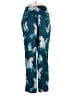 Rebecca Taylor Floral Blue Silk Pants Size 0 - photo 2