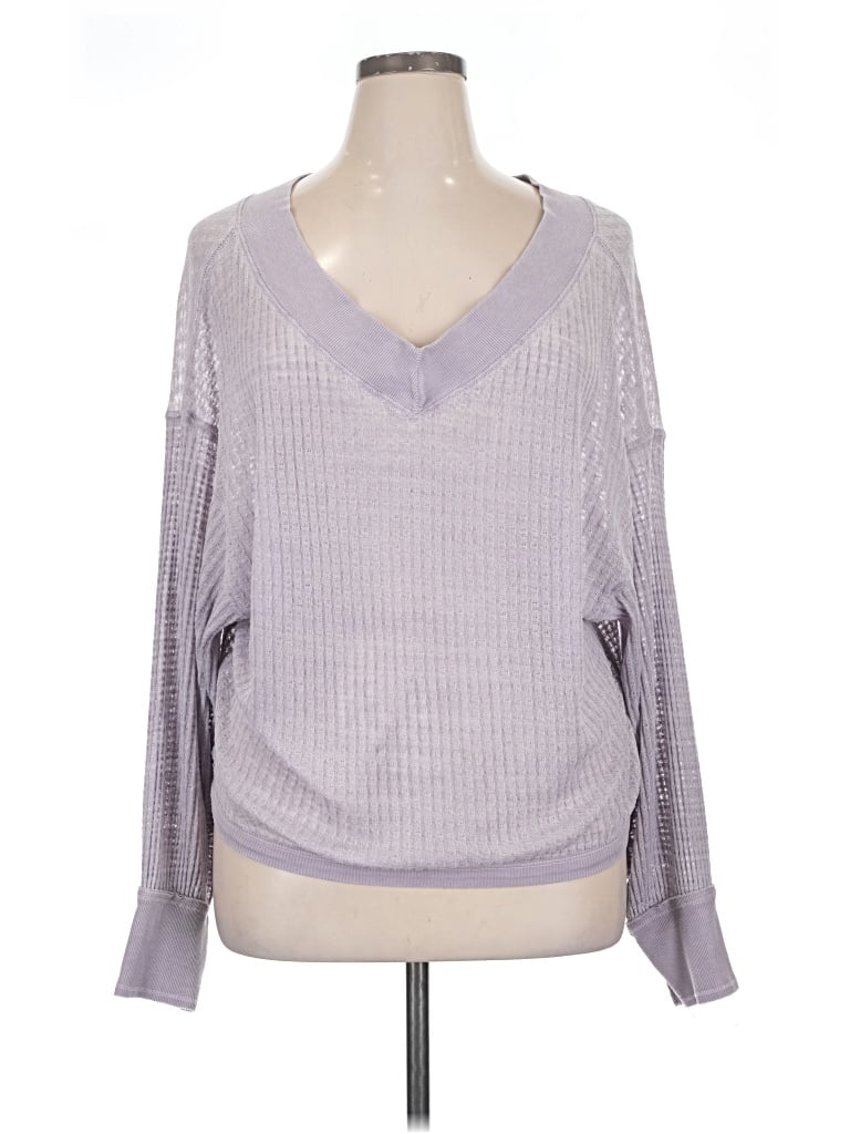 Pre-owned We The Free Long Sleeve T-shirt In Purple