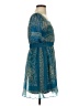 Assorted Brands 100% Polyester Paisley Teal Cocktail Dress Size S - photo 4