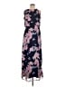 Old Navy 100% Polyester Floral Blue Casual Dress Size M - photo 1
