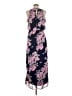 Old Navy 100% Polyester Floral Blue Casual Dress Size M - photo 2