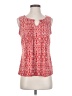 db established 1962 Red Sleeveless Blouse Size S (petite) - photo 1
