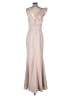 Xscape 100% Polyester Tan Cocktail Dress Size 8 - photo 2