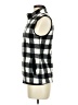 Unbranded 100% Polyester Houndstooth Black Vest Size S (estimated) - photo 5
