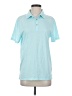 Apt. 9 100% Polyester Blue Short Sleeve Polo Size S - photo 1