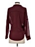 Living Doll 100% Polyester Burgundy 3/4 Sleeve Blouse Size S - photo 2