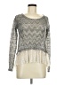 Heart-N-Crush Silver Long Sleeve Top Size M - photo 1