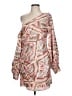 Halston Paisley Pink Cocktail Dress Size 12 - photo 1