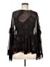 Chelsea28 100% Polyester Black Long Sleeve Blouse Size M - photo 1