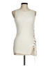 Ramy Brook Ivory Sleeveless Top Size M - photo 1