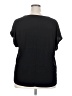 89th & Madison Black Short Sleeve Blouse Size 2X - photo 2
