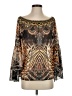 Ranee's 100% Polyester Gold 3/4 Sleeve Blouse Size 0 - photo 1
