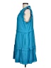 Joy Joy 100% Polyester Teal Casual Dress Size L - photo 5