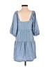 Hunter & Brown 100% Lyocell Blue 3/4 Sleeve Top Size XS - photo 2