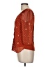 LC Lauren Conrad 100% Polyester Orange 3/4 Sleeve Blouse Size M - photo 5