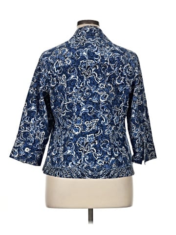 Charter Club 3/4 Sleeve Button-Down Shirt (view 2)