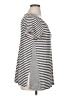 Green Envelope Stripes Gray Short Sleeve Top Size 1X - photo 4
