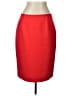 Le Suit 100% Polyester Solid Red Formal Skirt Size 12 - photo 1