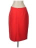 Le Suit 100% Polyester Solid Red Formal Skirt Size 12 - photo 2