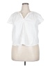Universal Thread White Short Sleeve Blouse Size XXL - photo 1