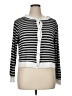 Notations Stripes Silver Cardigan Size 1X - photo 1