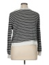 Notations Stripes Silver Cardigan Size 1X - photo 2