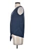 Green Envelope Blue Sleeveless Blouse Size XS - photo 5