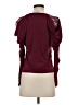 Calligraphie Burgundy 3/4 Sleeve Top Size S - photo 2