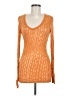 BKE 100% Polyester Orange Long Sleeve Top Size M - photo 1