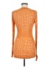 BKE 100% Polyester Orange Long Sleeve Top Size M - photo 2