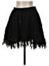 Millau Solid Black Casual Skirt Size S - photo 1