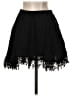 Millau Solid Black Casual Skirt Size S - photo 2
