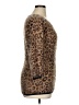 Ethyl Animal Print Brown Pullover Sweater Size XL - photo 4