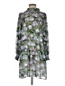 Jade 100% Polyester Floral Green Casual Dress Size XS - photo 1