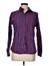 Lands' End 100% Baumwolle Plaid Blue Red Long Sleeve Button-Down Shirt Size 8 - photo 1
