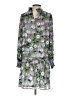 Jade 100% Polyester Floral Green Casual Dress Size XS - photo 2