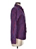 Lands' End 100% Baumwolle Plaid Blue Red Long Sleeve Button-Down Shirt Size 8 - photo 4