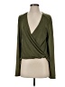 Olivaceous Green Long Sleeve Top Size S - photo 1