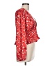 Lost + Wander 100% Polyester Red Long Sleeve Blouse Size L - photo 4