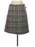 CAARA Plaid Gray Casual Skirt Size S - photo 2