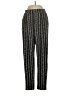 M&S Chevron-herringbone Black Casual Pants Size 4 - photo 1