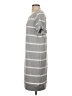GOODTHREADS Stripes Gray Casual Dress Size S - photo 5