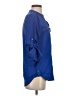 Calvin Klein Blue 3/4 Sleeve Button-Down Shirt Size S - photo 4