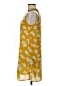 THML 100% Polyester Print Yellow Casual Dress Size M - photo 5