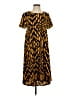 Lularoe Animal Print Yellow Casual Dress Size S - photo 1