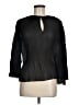 Massimo Dutti Black Long Sleeve Blouse Size 8 - photo 1