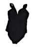 Jantzen Solid Black One Piece Swimsuit Size 14 - photo 2